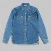 3sixteen Crosscut Western Stonewashed Denim Shirt NEW ARRIVALS