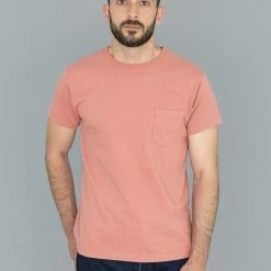 3sixteen Garment Dyed Pocket T-Shirt Faded Pink