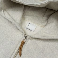 3sixteen Heavyweight Zip Hoody Oatmeal 30 3sixteen Heavyweight Zip Hoody Oatmeal