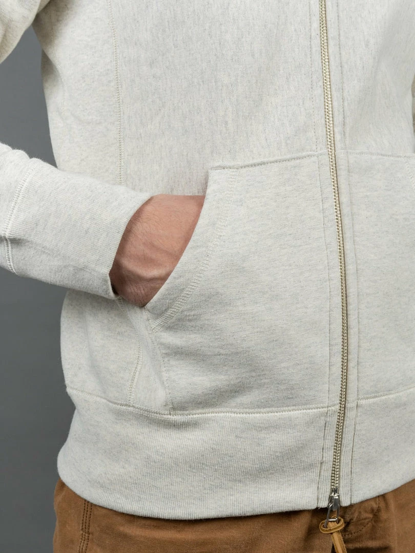 3sixteen Heavyweight Zip Hoody Oatmeal 7 3sixteen Heavyweight Zip Hoody Oatmeal