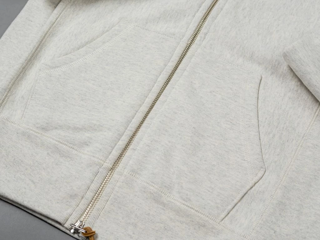 3sixteen Heavyweight Zip Hoody Oatmeal 11 3sixteen Heavyweight Zip Hoody Oatmeal