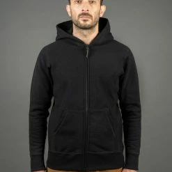 3sixteen Heavyweight Zip Hoody Black