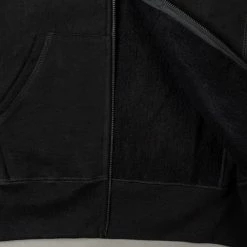 3sixteen Heavyweight Zip Hoody Black