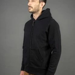 3sixteen Heavyweight Zip Hoody Black