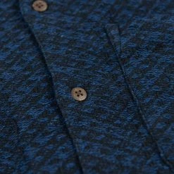 3sixteen Vacation Shirt Overdye Jacquard Black NEW ARRIVALS