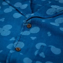 3sixteen Leisure Shirt Indigo Discharge NEW ARRIVALS