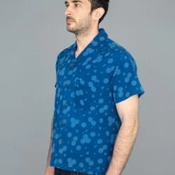 3sixteen Leisure Shirt Indigo Discharge NEW ARRIVALS