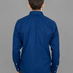 3sixteen Long Sleeve Button Down Indigo Sashiko NEW ARRIVALS