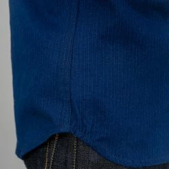 3sixteen Long Sleeve Button Down Indigo Sashiko NEW ARRIVALS