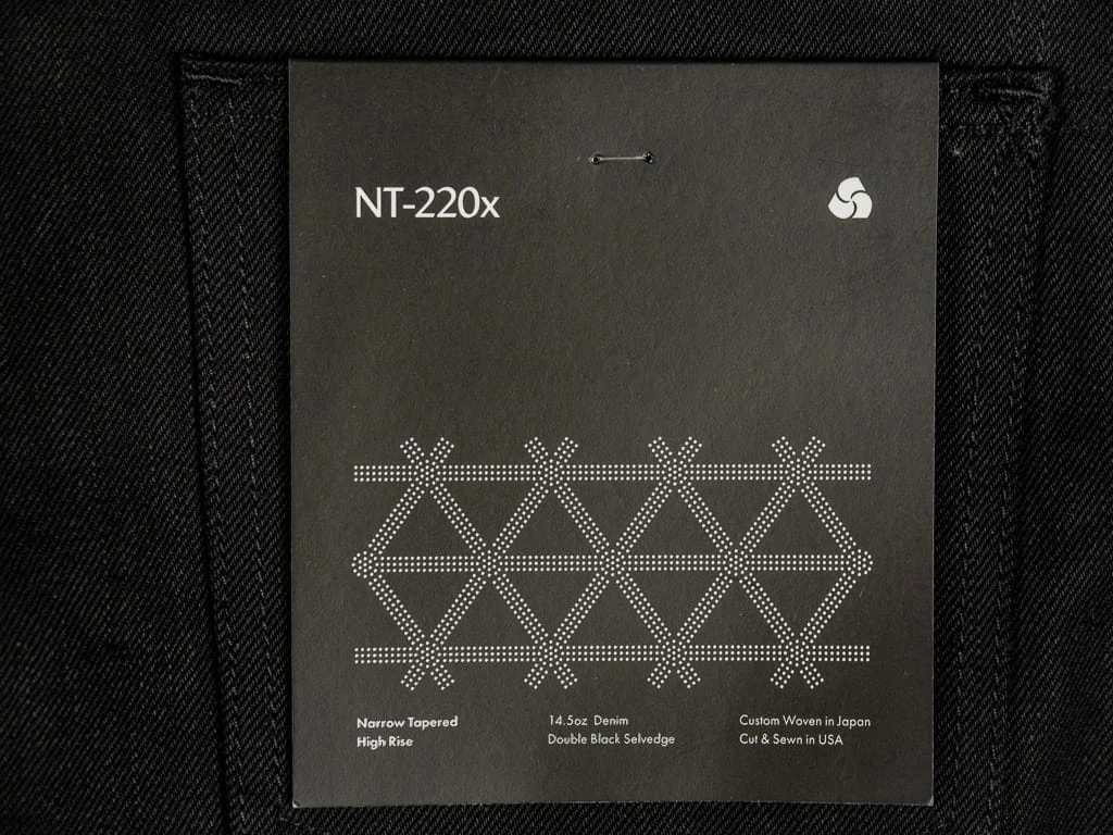 3sixteen NT-220x Double Black Selvedge Narrow Tapered Jeans 30 3sixteen NT-220x Double Black Selvedge Narrow Tapered Jeans