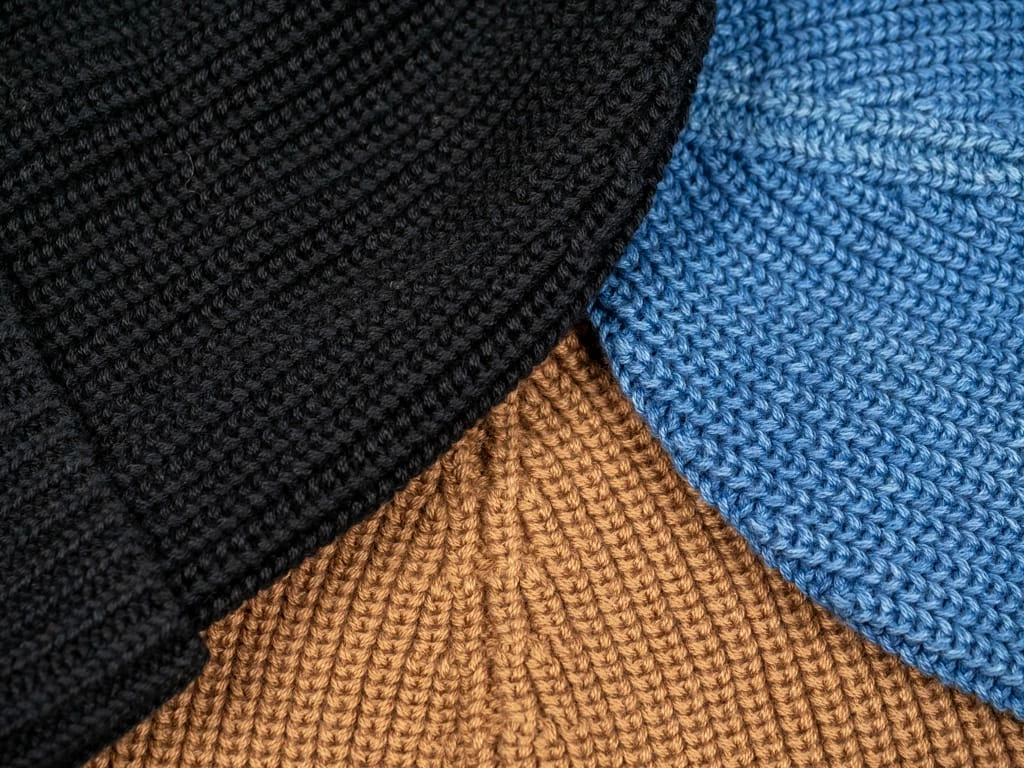 3sixteen Pima Cotton Knit Watch Cap Indigo 8 3sixteen Pima Cotton Knit Watch Cap Indigo