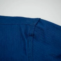 NEW ARRIVALS 3sixteen Short Sleeve Button Down Indigo Sashiko