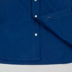 NEW ARRIVALS 3sixteen Short Sleeve Button Down Indigo Sashiko