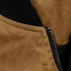 3sixteen Stadium Jacket Waxed Canvas Tan