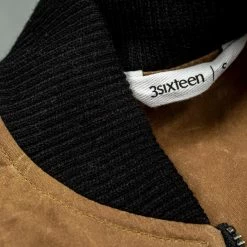 3sixteen Stadium Jacket Waxed Canvas Tan