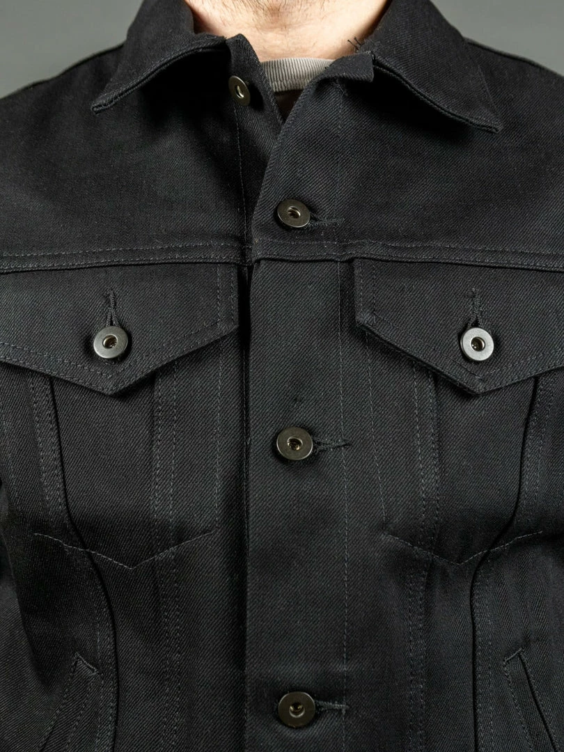 3sixteen Type 3s Denim Jacket Double Black 7 3sixteen Type 3s Denim Jacket Double Black