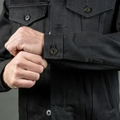 3sixteen Type 3s Denim Jacket Double Black 35 3sixteen Type 3s Denim Jacket Double Black