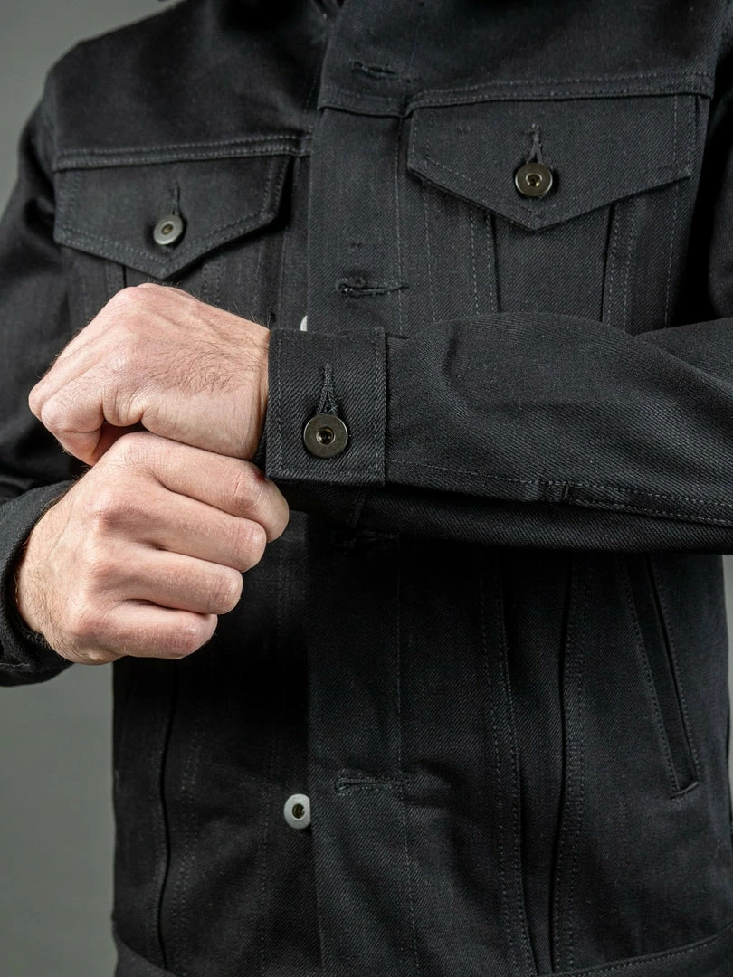 3sixteen Type 3s Denim Jacket Double Black 10 3sixteen Type 3s Denim Jacket Double Black