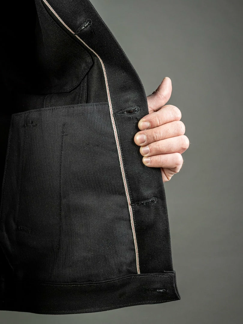 3sixteen Type 3s Denim Jacket Double Black 9 3sixteen Type 3s Denim Jacket Double Black