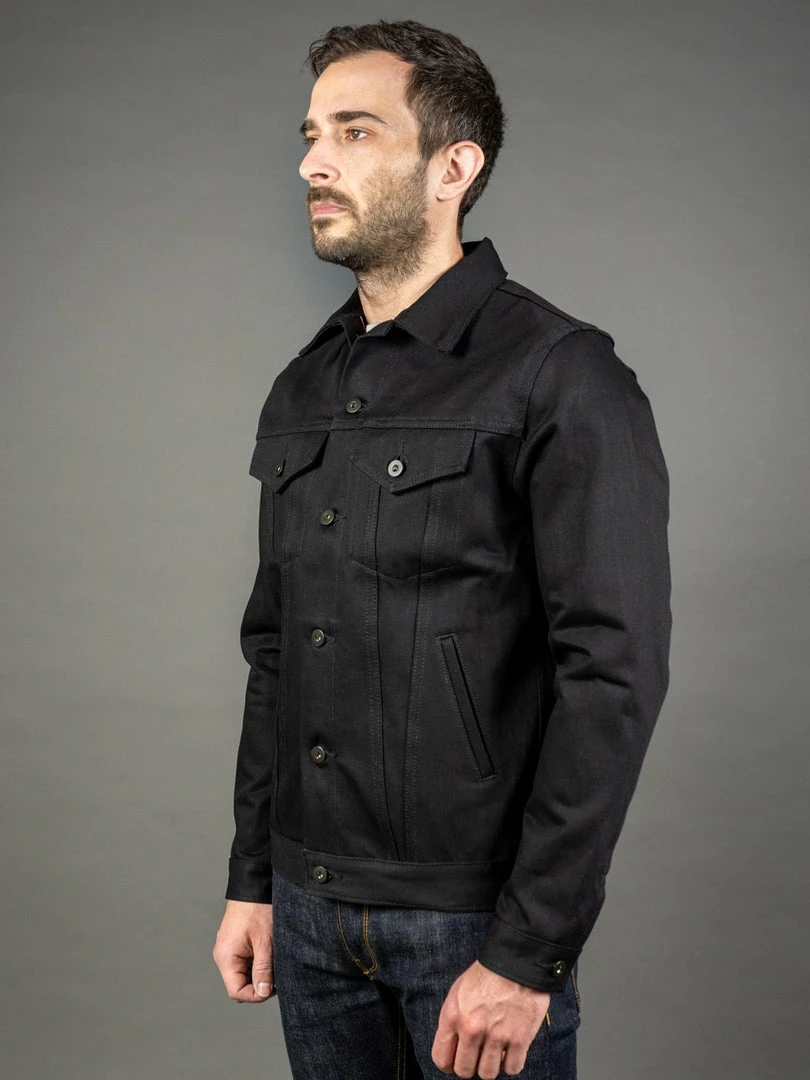 3sixteen Type 3s Denim Jacket Double Black 5 3sixteen Type 3s Denim Jacket Double Black