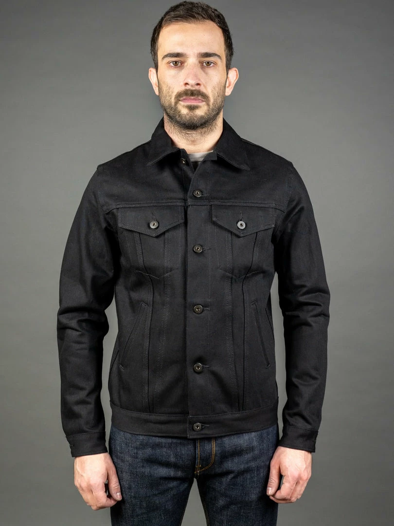 3sixteen Type 3s Denim Jacket Double Black 3 3sixteen Type 3s Denim Jacket Double Black