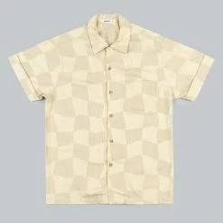 3sixteen Vacation Drunk Chess Shirt Tan/Natural