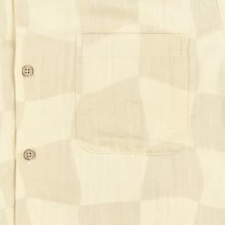 3sixteen Vacation Drunk Chess Shirt Tan/Natural