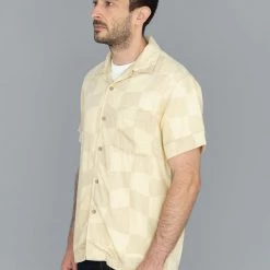 3sixteen Vacation Drunk Chess Shirt Tan/Natural
