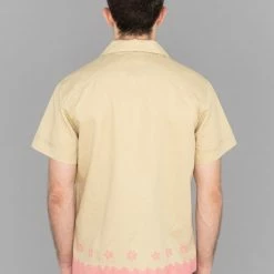 NEW ARRIVALS 3sixteen Vacation Shirt Studio Floral Pink/Natural
