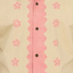 NEW ARRIVALS 3sixteen Vacation Shirt Studio Floral Pink/Natural