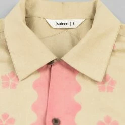 NEW ARRIVALS 3sixteen Vacation Shirt Studio Floral Pink/Natural