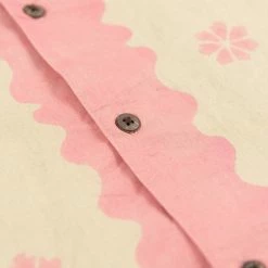 NEW ARRIVALS 3sixteen Vacation Shirt Studio Floral Pink/Natural