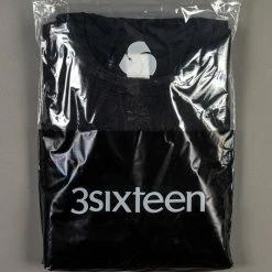 3sixteen Heavyweight T-Shirt Black (2 Pack)