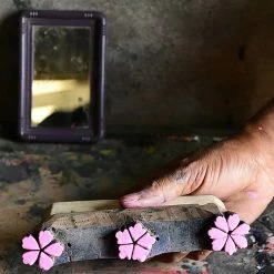 NEW ARRIVALS 3sixteen Vacation Shirt Studio Floral Pink/Natural