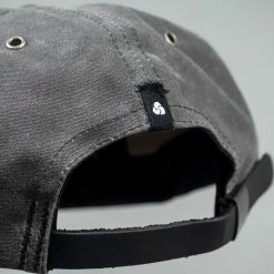 3sixteen Waxed Canvas Baseball Cap Charcoal