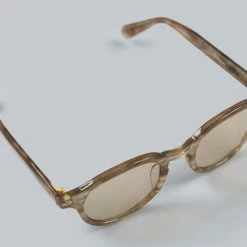 NEW ARRIVALS Calee Wellington Type Glasses Beige/Brown