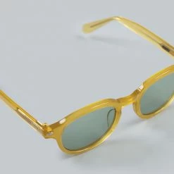 Calee Wellington Type Glasses Yellow/Green 18 Calee Wellington Type Glasses Yellow/Green