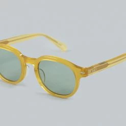 Calee Wellington Type Glasses Yellow/Green