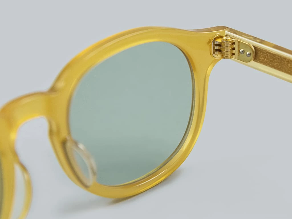 Calee Wellington Type Glasses Yellow/Green 9 Calee Wellington Type Glasses Yellow/Green