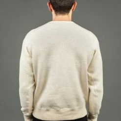 Loop & Weft Tompkins Knit V-Gusset Crewneck Sweatshirt Oatmeal