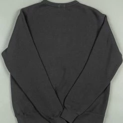 Loop & Weft Tompkins Knit V-Gusset Crewneck Sweatshirt Black
