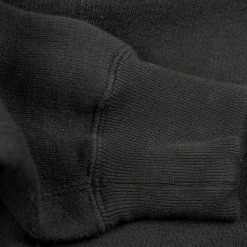 Loop & Weft Tompkins Knit V-Gusset Crewneck Sweatshirt Black