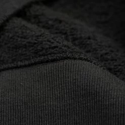 Loop & Weft Tompkins Knit V-Gusset Crewneck Sweatshirt Black
