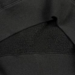 Loop & Weft Tompkins Knit V-Gusset Crewneck Sweatshirt Black