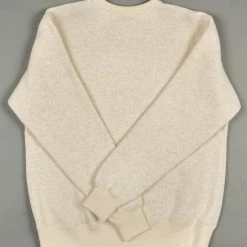 Loop & Weft Tompkins Knit V-Gusset Crewneck Sweatshirt Oatmeal