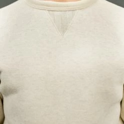 Loop & Weft Tompkins Knit V-Gusset Crewneck Sweatshirt Oatmeal