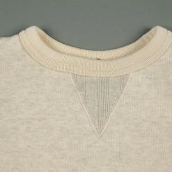 Loop & Weft Tompkins Knit V-Gusset Crewneck Sweatshirt Oatmeal