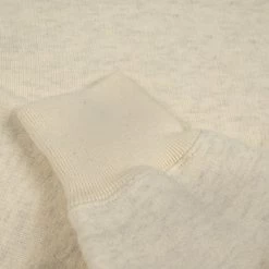 Loop & Weft Tompkins Knit V-Gusset Crewneck Sweatshirt Oatmeal