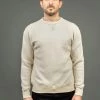 Loop & Weft Tompkins Knit V-Gusset Crewneck Sweatshirt Oatmeal