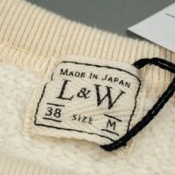 Loop & Weft Tompkins Knit V-Gusset Crewneck Sweatshirt Oatmeal